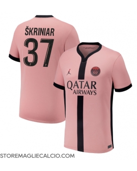 Paris Saint-Germain Milan Skriniar #37 Maglia Gara Terza Repliche 2024-25